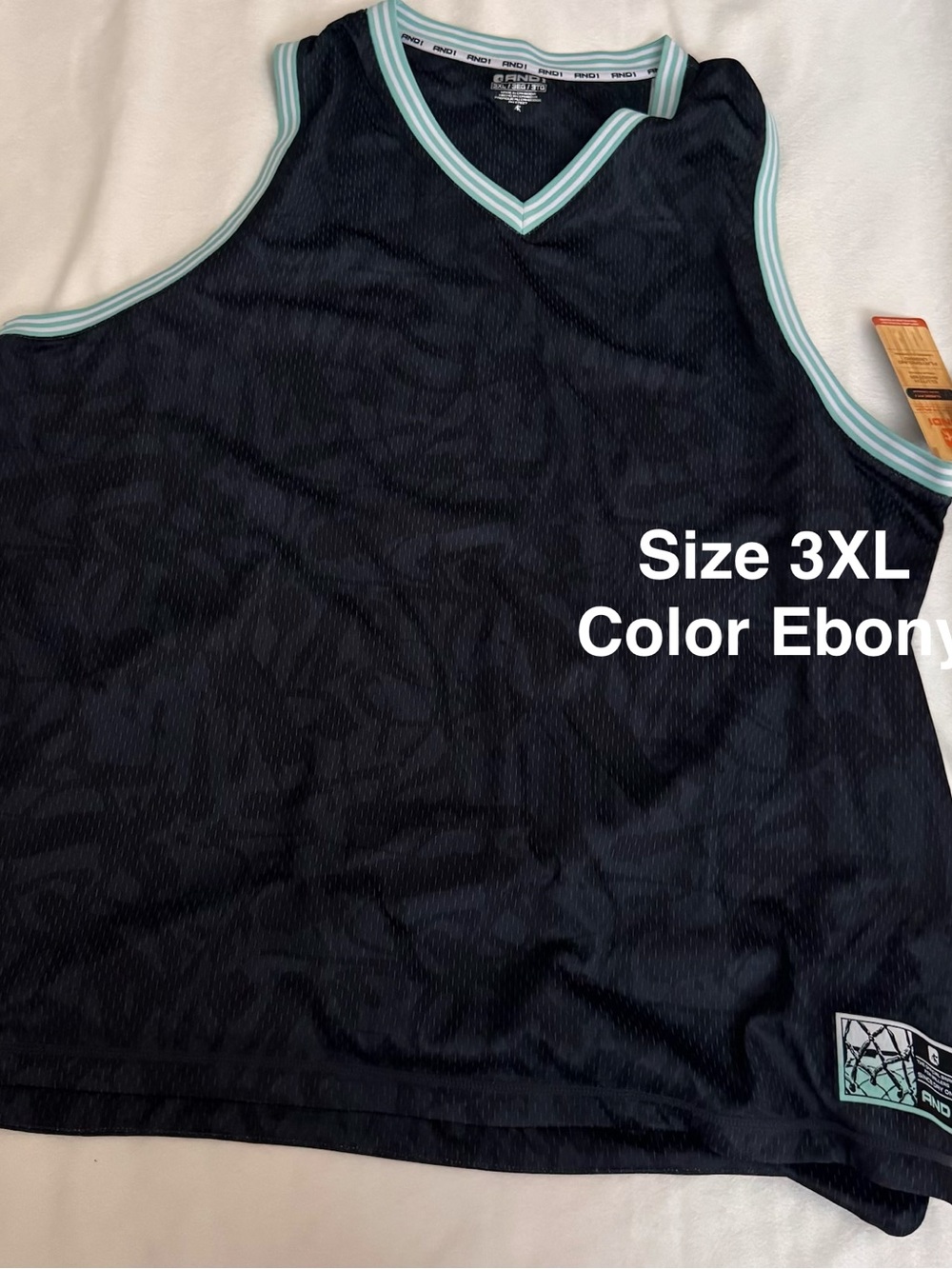 AND1 Men's  Unbeatable Basketball Tank